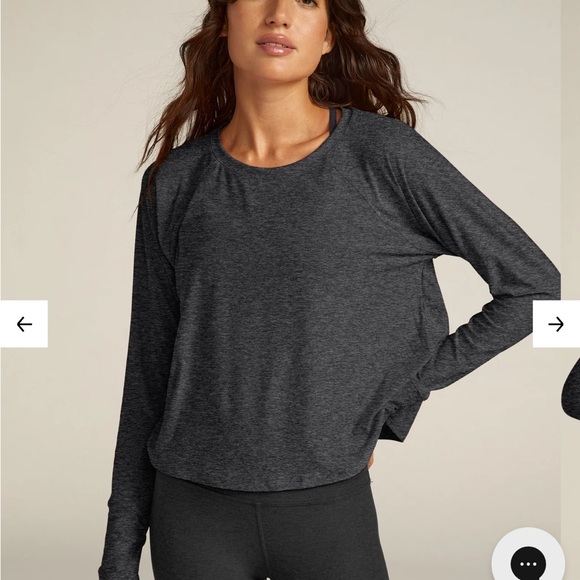 Beyond Yoga Featherweight Daydreamer Crew Neck Long Sleeve Shirt Size XS - Picture 1 of 9